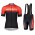 2019 Scott RC rood-zwart Fietskleding Set Fietsshirt Korte Mouw+Korte fietsbroeken KXGH257