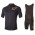 2017 Team FOX Homme zwart Gold FIetskleding Set Wielershirt Korte Mouw+Korte Fietsbroeken Bib 374RPIXU 2017082238