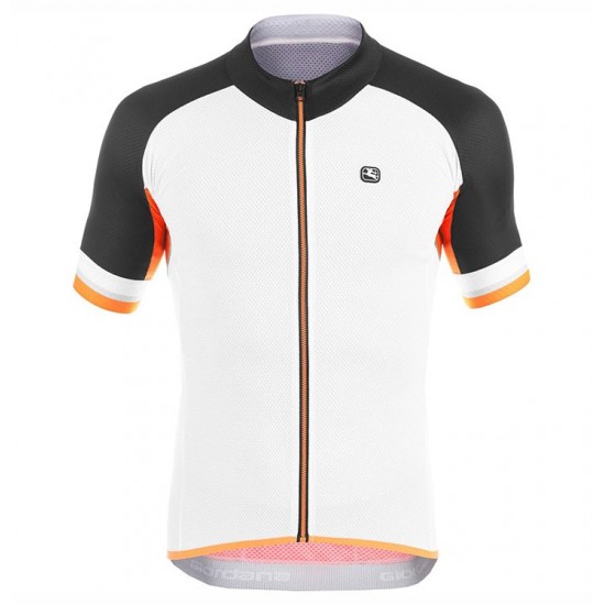 Giordana 2017 Team Silber Line wit-Noir-orange Fietsshirt Korte Mouw 619TEGSG 2017082269 Giordana 2017 Team Silber Line wit-Noir-orange Fietsshirt Korte Mouw 619TEGSG 2017082269