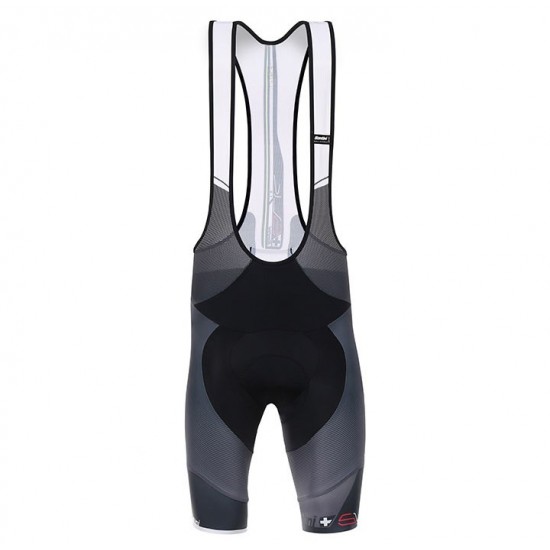 Santini Profteams 2017 Sleek Plus 10 wit-Noir Korte Fietsbroeken Bib 749UOWEB 2017082351