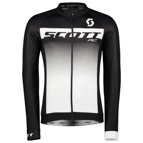 2017 Scott RC zwart-wit Fietsshirt lange mouw 2559