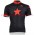 Mellow Johnny-s rood Zwart Fietsshirt Korte Mouw 201717135