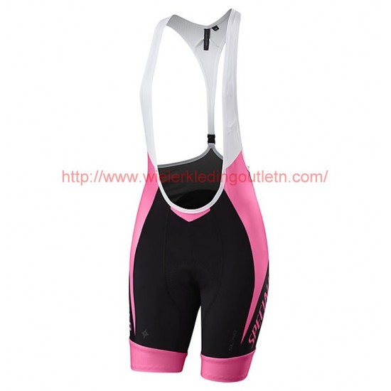 2017 Specialized Racing Dames zwart-Roos Korte Fietsbroeken Bib 20177032
