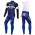 2016 Etixx-Quick Step Blauw Set Wielerkleding Wielershirt lange mouw+Lange fietsbroeken Bib 213608
