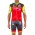 2016 Team Wilier Sud-Est rood-Fluo Wielerkleding Wielershirt Korte+Korte Fietsbroeken Bib 213605