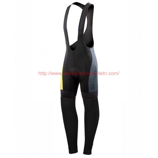 2016 Specialized Pro Team SZK zwart-grijs-geel Lange fietsbroeken Bib 213722