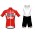 Lotto Soudal 2020 TdF Fietskleding Wielershirt Korte Mouw+Korte Fietsbroeken Bib rouge Wit MQ4SP