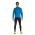 PEARL IZUMI Interval AmFib Fietskleding Set Wielershirts lange mouw+fietsbroek lang met blauw 7QODN