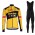 2020 TEAM JUMBO-VISMA Fietskleding Set Wielershirts lange mouw+fietsbroek lang met SVTMD