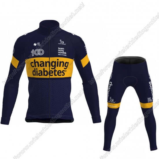 Novo Nordisk 2021 Fietskleding Fietsshirt Lange Mouw+Lange Fietsbroek Bib 60 Novo Nordisk 2021 Fietskleding Fietsshirt Lange Mouw+Lange Fietsbroek Bib 60