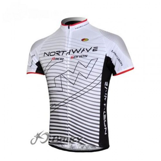 Northwave Pro Team Fietsshirt Korte mouw wit 417