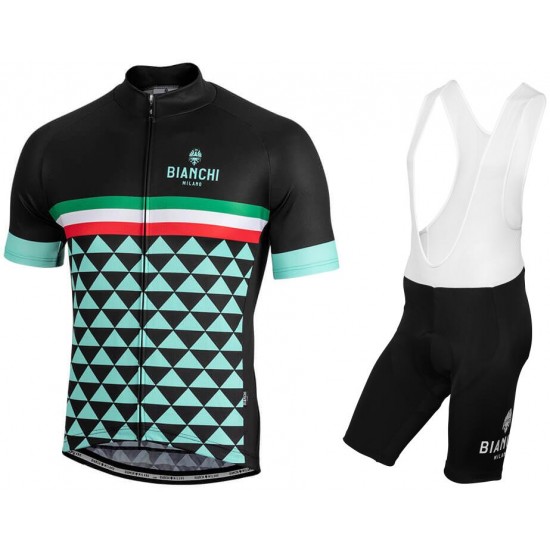 BIANCHI MILANO Codigoro Fietskleding Set Fietsshirt Korte Mouw+Korte fietsbroeken Bib 190224050 BIANCHI MILANO Codigoro Fietskleding Set Fietsshirt Korte Mouw+Korte fietsbroeken Bib 190224050