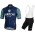 BIANCHI MILANO Davoli blue Fietskleding Set Fietsshirt Korte Mouw+Korte fietsbroeken Bib 190224056