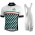 BIANCHI MILANO Codigoro white Fietskleding Set Fietsshirt Korte Mouw+Korte fietsbroeken Bib 190224091