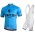 BIANCHI MILANO New Pride blue Fietskleding Set Fietsshirt Korte Mouw+Korte fietsbroeken Bib 190224094