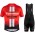 Team Sunweb 2019 Fietskleding Set Fietsshirt Korte Mouw+Korte fietsbroeken Bib 19040737