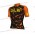 ALE SOLID Cracle orange Wielershirt Korte Mouw A2018978