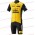 LottoNL-Jumbo 2018 Wielerkleding Set Wielershirt Korte Mouwen+Korte fietsbroeken D151