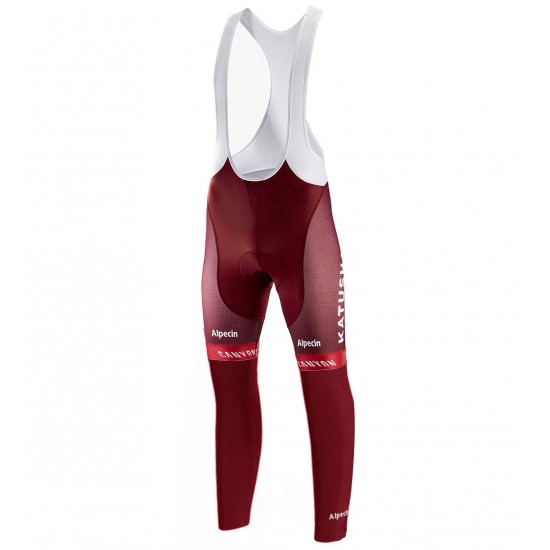 2018 Profteam Katusha Alpecin Lange fietsbroeken Bib 6S7Yb